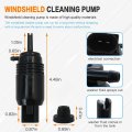 Windshield Washer Pump Replace 22999423 84518407 12v Fluid With Grommet For 2015-2020 Sierra 2500 Hd
