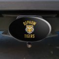Depauw University Tigers Logo Oval Tow Hitch Cover Trailer Plug Insert 2