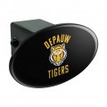 Depauw University Tigers Logo Oval Tow Hitch Cover Trailer Plug Insert 2