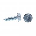 Prime-line Sheet Metal Screw Self-tapping Slotted Hex Washer Head 10 X 5 8 In Zinc Plated Steel Pack Of 100