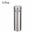 Uxcell 1 2 Dia X 1-9 16 12x40mm Standoff Screws Wall Mount Sign Holders Acrylic Glass Nails 5pcs