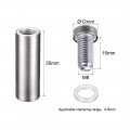 Uxcell 1 2 Dia X 1-9 16 12x40mm Standoff Screws Wall Mount Sign Holders Acrylic Glass Nails 5pcs