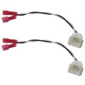 2pcs Updated Plug And Play Front Dash Tweeters Speaker Wiring Harness Adapter Connector Replacement Fit For Dodge 2008-2020 