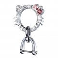 Pangpai Car Keychain For Women Carabinerchain With Key Rings Cute Crystal Rhinestone Key Chain Clip Recar Keychain For Women