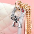 Pangpai Car Keychain For Women Carabinerchain With Key Rings Cute Crystal Rhinestone Key Chain Clip Recar Keychain For Women 