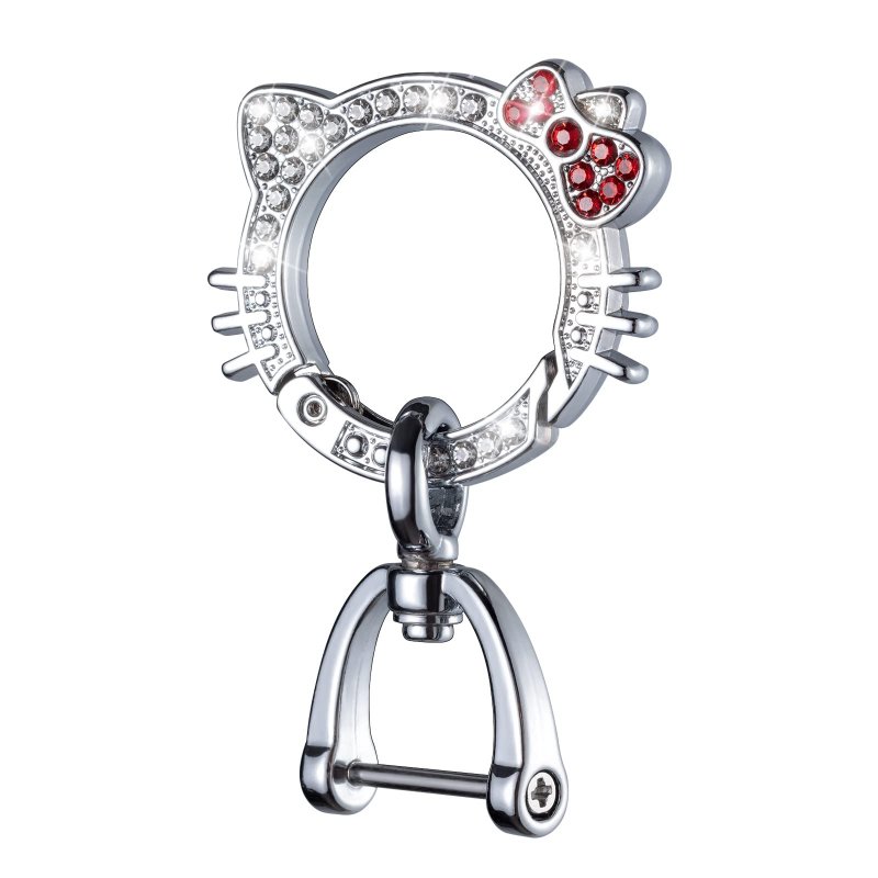 Pangpai Car Keychain For Women Carabinerchain With Key Rings Cute Crystal Rhinestone Key Chain Clip Recar Keychain For Women