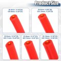 X Autohaux 5pcs 3ft Silicone Vacuum Tubing Hose2 3 16 1 4 5 3 8 Id 130psi Max Pressure Red