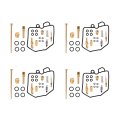 4 Set Carburetor Repair Kits Replacement For 1981-1982 Honda Cb650 Cb650c Cb650sc 