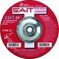 United Abrasives- Sait 20165 Type 27 Grinding Wheel A24t 4-1 2-inch By 1 4-inch 5 8-11-inch 10-pack 