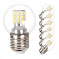 Bokt Mini Led Light Bulb 7w 110v For Glass Globe Pendant Bulbs Non-dimmable 360 Degrees Beam Angle Pack Of 6 Warm White 3200k 