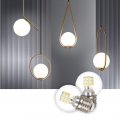 Bokt Mini Led Light Bulb 7w 110v For Glass Globe Pendant Bulbs Non-dimmable 360 Degrees Beam Angle Pack Of 6 Warm White 3200k