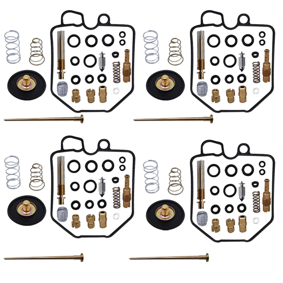 4 Pcs Motorcycle Carburetor Repair Kit Replacement For 1980-1983 Honda Gl1100