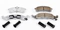 Z26-623 Performance Carbon Fiber Ceramic Front Brake Pads With Installation Hardware For Muscle And High Horsepower Cars 