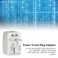 Universal Power Adapter 4 International Plugs Plug Converter Easy To Use Worldwide Portable For Travel