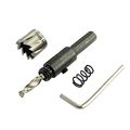 Preamer 6 Pcs Carbide Tip Hss Drill Bit Hole Saw Set For Stainless Steel Metal 12mm-22mm 