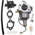 15003-7034 Am130924 Carburetor With Fuel Pump For John Deere Lt180 Lx277 And Kawasaki Fh531v Fh500v-bs11 Engines Fits Toro 