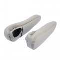 X Autohaux Pair Car Front Seat Armrest Cover Microfiber Leather Gray For Toyota Sienna 2005-2010