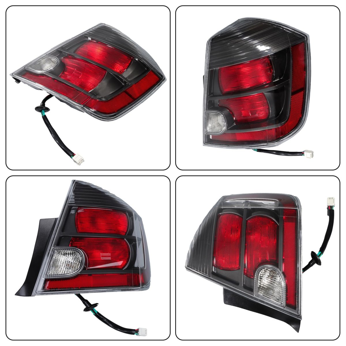 Right Side Tail Light Assembly For Sentra 2010 2011 2012 Halogen Passenger Rear Lamp Replacement Ni2801188 Clear And Red Lens