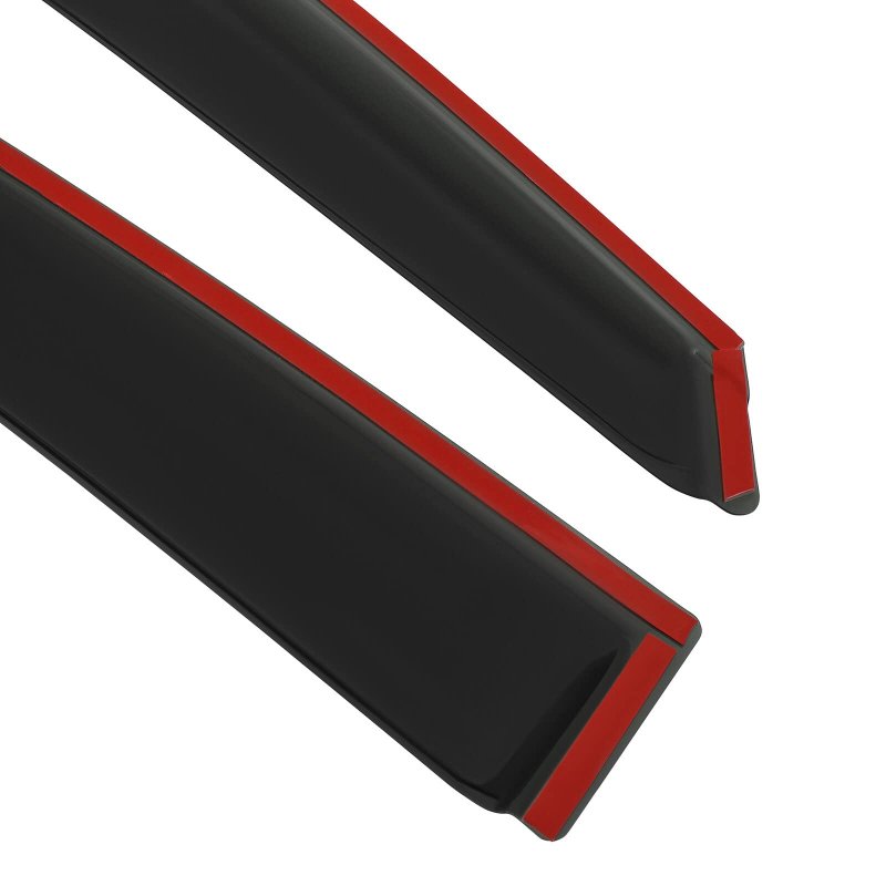 Side Window Deflectors Rain Guard Set For 2016 2020 Honda Civic 4 Piece Abs Plastic Visors