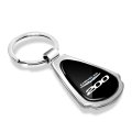 Chrysler 200 Black Dome Chrome Metal Teardrop Key Chain Official Licensed Modern Style Accessory 2 125 In X 1 25