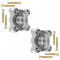 Caltric Front Left Right Wheel Hubs And Studs Compatible With Polaris Rzr 570 Efi 2012 2013