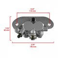 Caltric Rear Left And Right Brake Caliper Compatible With Yamaha Viking 700 Yxm700d 2014 2015 2016 2017 2018 2019 2020 2021