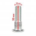 Caltric 8 Front Wheel Hub Stud Bolt Compatible With Honda Trx300 Fourtrax 300 2x4 1988 1989-2000