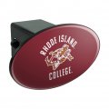 Rhode Island College Anchormen Logo Oval Tow Hitch Cover Trailer Plug Insert 2