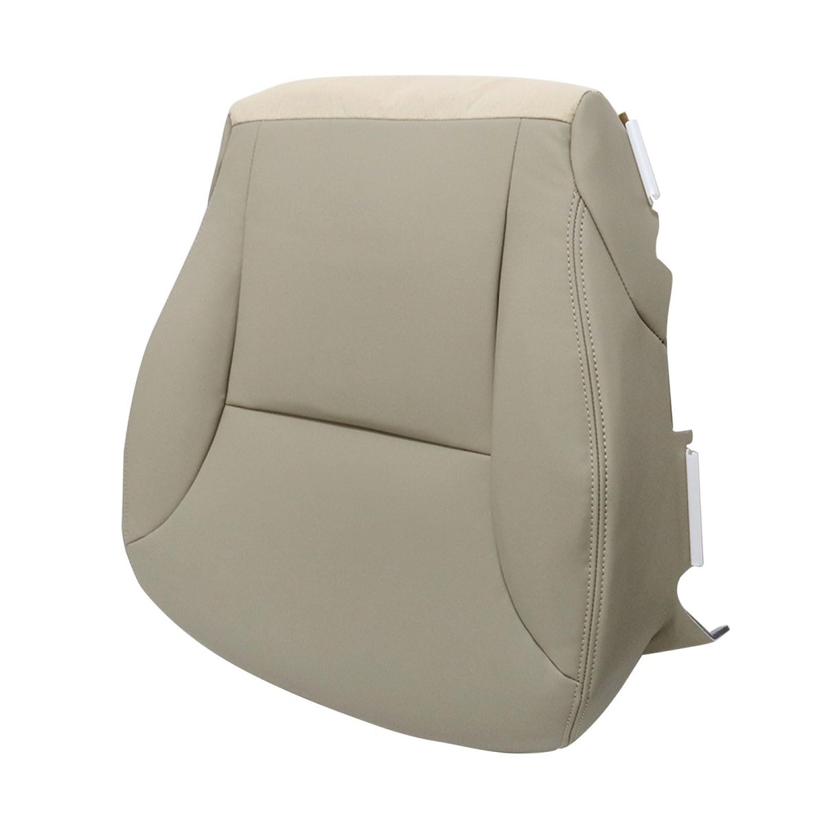 Non-perforated Tan Driver Side Replacement Bottom Microfiber Leather Seat Cover For Lexus Es300 Es330 2002 2003 2004 2005 2006