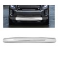 Front Lower Bumper Valance Panel Trim For 2021-2024 Gmc Yukon Xl Chrome Silvery 