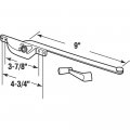 Prime-line H 4282 9 In Aluminum Teardrop Type Left-hand Casement Operator Single Pack