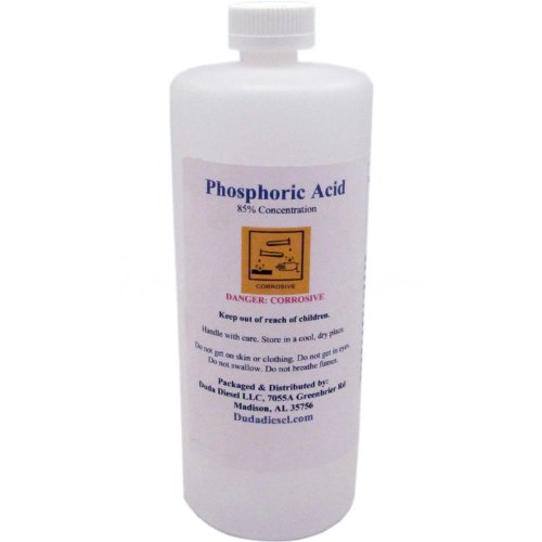 1 Quart 950ml 85 Food Grade Phosphoric Acid Rust Remover Clean Etch Metal