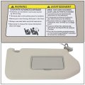 Auto Dynasty Factory Style Sun Visor Sunshade With Mirror And Vanity Light Compatible Infiniti Jx35 Qx60 Pathfinder 13-19