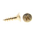 Wood Screws Flat Head Phillips Drive 10 X 3 4 In Solid Brass 25 Pack Model 