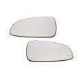 Heated Mirror Glass Pair For Chevy Aveo 2004 2005 2006 2007 2008 Driver And Passenger Side With Backing Plate Replaces 