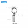 Uxcell Ring Lifting Expansion Eyebolt 5pcs M10x60mm 304 Stainless Steel Screw With Eye For Concrete Brick Wall