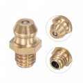Uxcell Brass Straight Grease Fitting Assortment M6 X 1mm Thread Hydraulic Accessories 10pcs