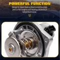Thermostat Housing Fit For Bmw X5 2000-2003 For Land Rover Range 2003-2005 540i 1999-2003 Engine Coolant Assembly Replaces