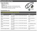 Timing Belt Kit With Water Pump Compatible 1998-2005 Volkswagen Beetle 2 0l 4-cyldiner