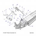 Polaris Snowmobile Airbox Support Bracket Genuine Oem Part Qty 1