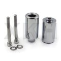 Smt-no Cut Aluminum Frame Slider Crash Protector For 2007 2008 Suzuki Gsxr 1000 Gsx-r Black B075vm1b81 