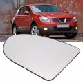 Qiilu Exterior Mirror 2pcs 96302br72a Side Glass Heated Door Rear View Replacement For Nissan Qashqai J10 2006 2013 Left