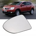 Qiilu Exterior Mirror 2pcs 96302br72a Side Glass Heated Door Rear View Replacement For Nissan Qashqai J10 2006 2013 Left