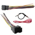 Radio Wiring Harness W Antenna Adapter Plug Stereo Wire Cable Connector Fit For Chevrolet Captiva 2007-2012 Cobalt 2009-2010 