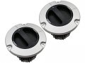 Manual Locking Hub Kit Set Of 2 Compatible With 2005-2017 Ford F-350 Super Duty 4wd Hubs