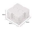 Uxcell Wall Switch Box Deep Case Recessed Mount 86 Type Single Gang White 10pcs