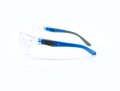 Ge Safety Glasses Ansi Z87 1 02 Series Clear Anti-scratch Lens 99 9 Uv En 166 12 Pack Blue Gray