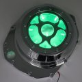 Httmt- Chrome W Green Led Sequential Engine Clutch Cover Compatible With Suzuk 99-20 Gsxr1300 Hayabusa P N Mt313-001a-lrt-cd 