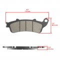 For Reart Brake Pads Honda Nrx1800 Valkyrie Rune 1800 06435-mec-006 Mod-ztf1-17366