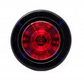All Star Truck Parts 6x 2 5 Red 12 Led Round Side Marker Clearance Lights Grommet Flush Mount Sealed Trailer With Reflex Lens 
